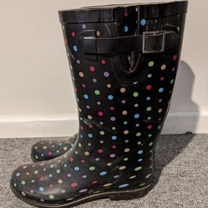 Merona Polka Dot Rain Boots